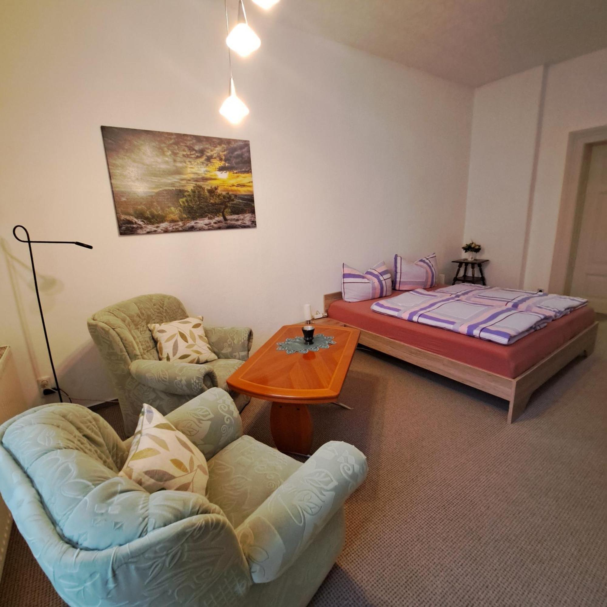 Ferienwohnung Hahn เซบนิทซ์ ภายนอก รูปภาพ